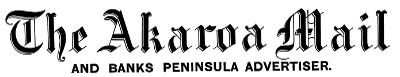 Akaroa Mail and Banks Peninsula Advertiser masthead