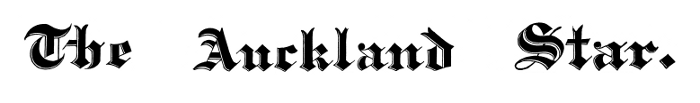 Auckland Star masthead