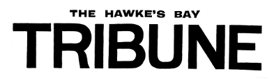 Hawke's Bay Tribune masthead