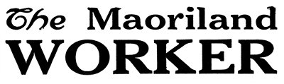 Maoriland Worker masthead