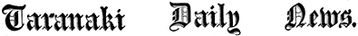 Taranaki Daily News masthead