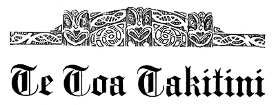 Toa Takitini masthead