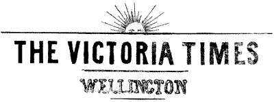 Victoria Times masthead