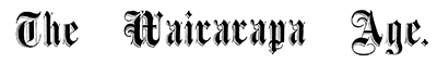 Wairarapa Age masthead