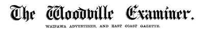 Woodville Examiner masthead