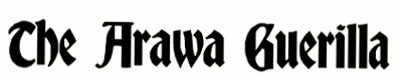 Arawa Guerilla masthead