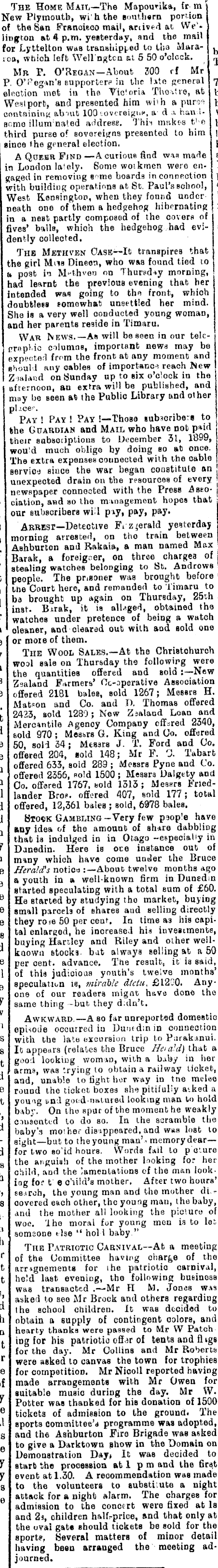 Papers Past | Newspapers | Ashburton Guardian | 20 January 1900 | Untitled