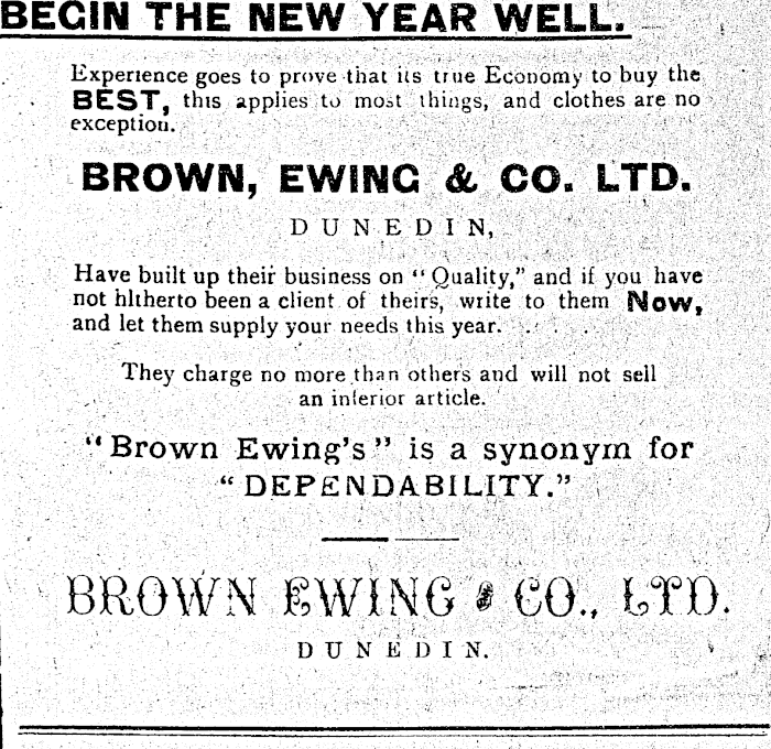 Papers Past Newspapers Alexandra Herald And Central Otago Gazette 13 January 1909 Page 8 Advertisements Column 3