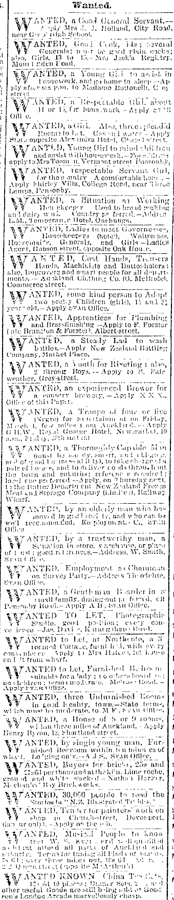 Papers Past Newspapers Auckland Star 23 February 17 Page 5 Advertisements Column 3