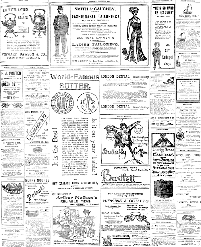 Papers Past Newspapers Auckland Star 21 March 1906 Page 11 Advertisements Column 1