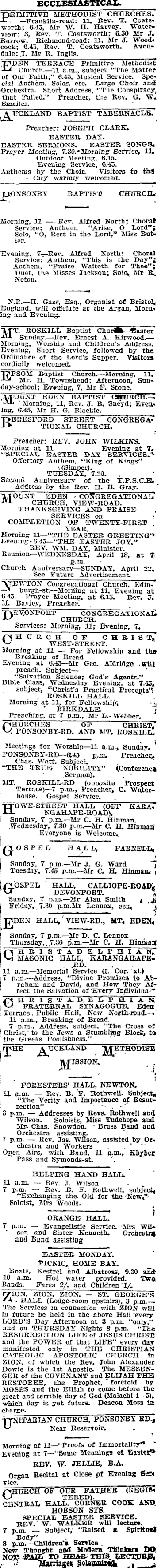 Papers Past Newspapers Auckland Star 14 April 1906 Page 3 Advertisements Column 7