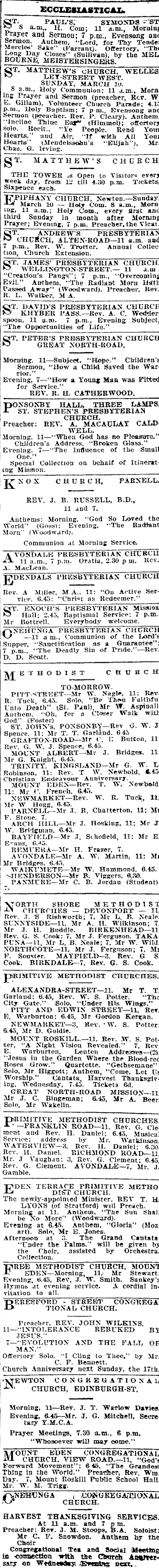 Papers Past Newspapers Auckland Star 9 March 1907 Page 3 Advertisements Column 6