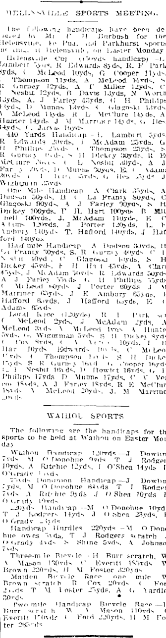 Papers Past Newspapers Auckland Star 22 March 1913 Athletics