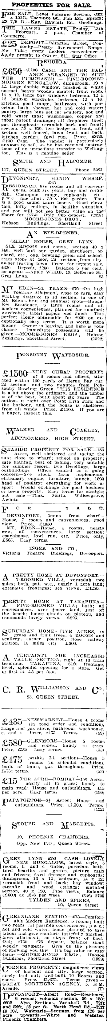 Papers Past Newspapers Auckland Star 12 February 1914 Page