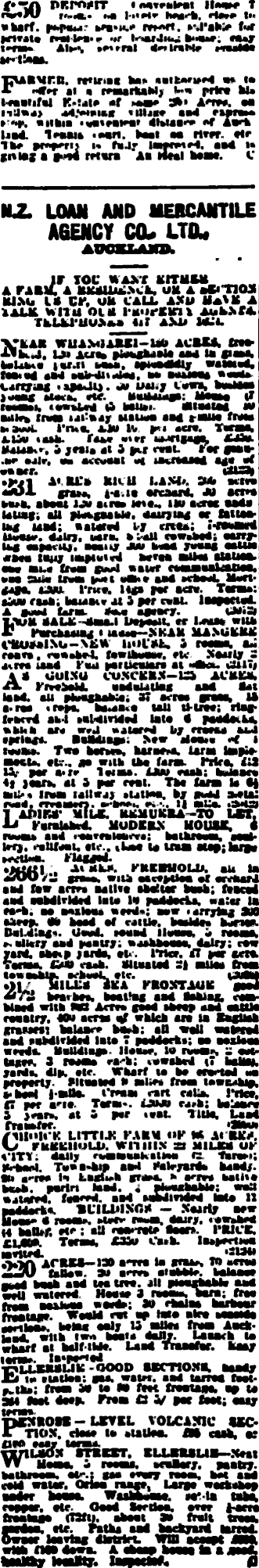 Papers Past Newspapers Auckland Star 23 October 1915 Page 3 Advertisements Column 7