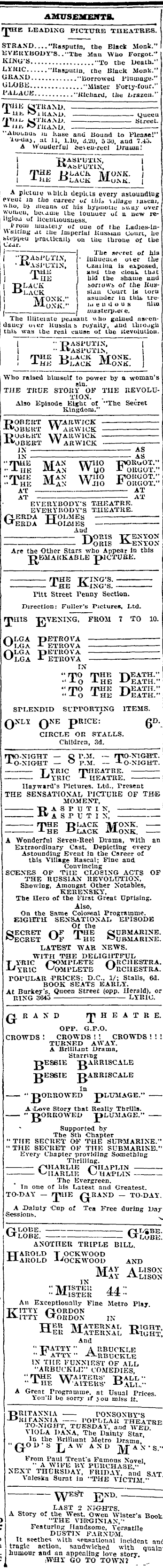 Papers Past Newspapers Auckland Star 10 December 1917 Page 8 Advertisements Column 7