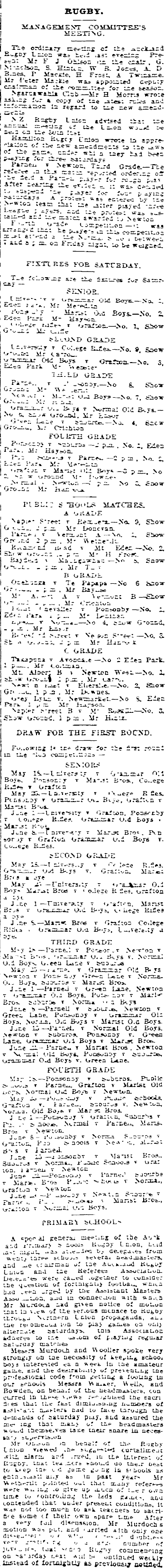 Papers Past Newspapers Auckland Star 16 May 1918 Football