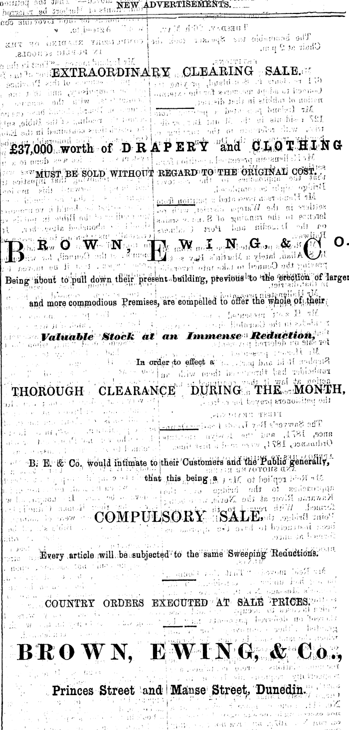 Papers Past Newspapers Bruce Herald 29 May 1874 Page 8 Advertisements Column 4