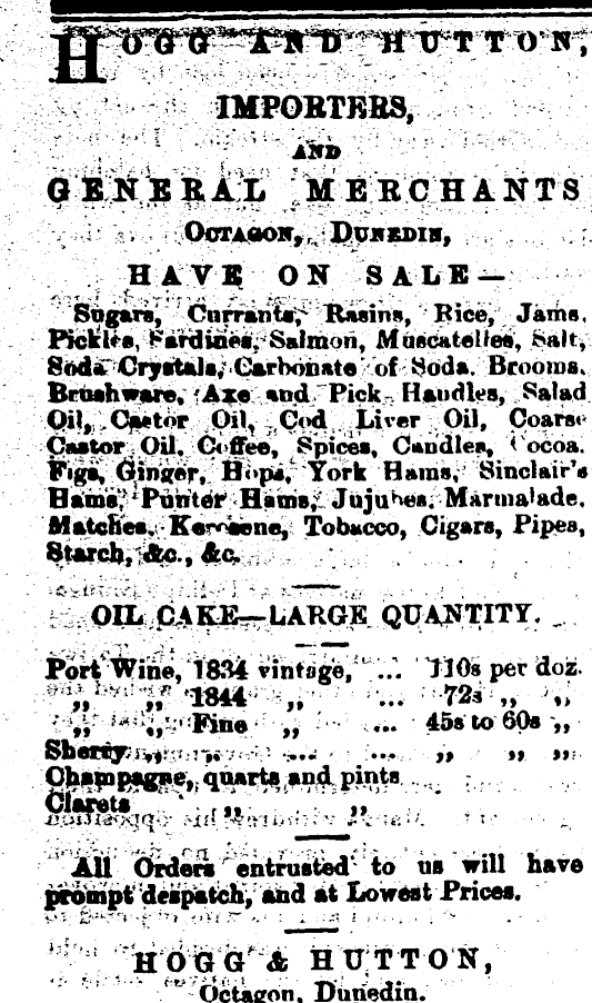 Papers Past Newspapers Bruce Herald 30 March 1877 Page 5 Advertisements Column 1