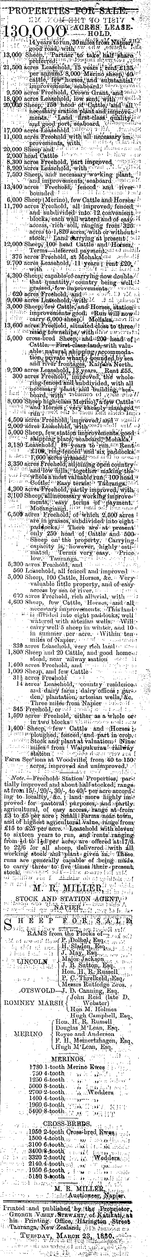 Papers Past Newspapers Bay Of Plenty Times 23 March 10 Page 4 Advertisements Column 4