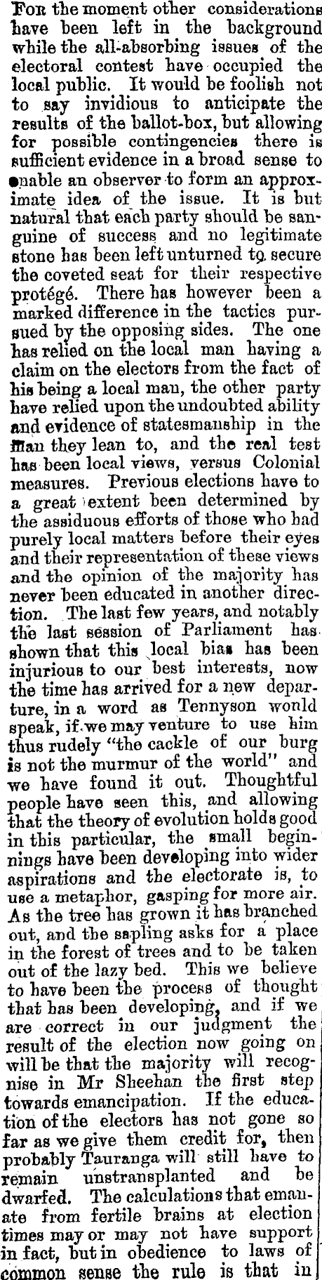 Papers Past, Newspapers, Bay of Plenty Times, 1 April 1880