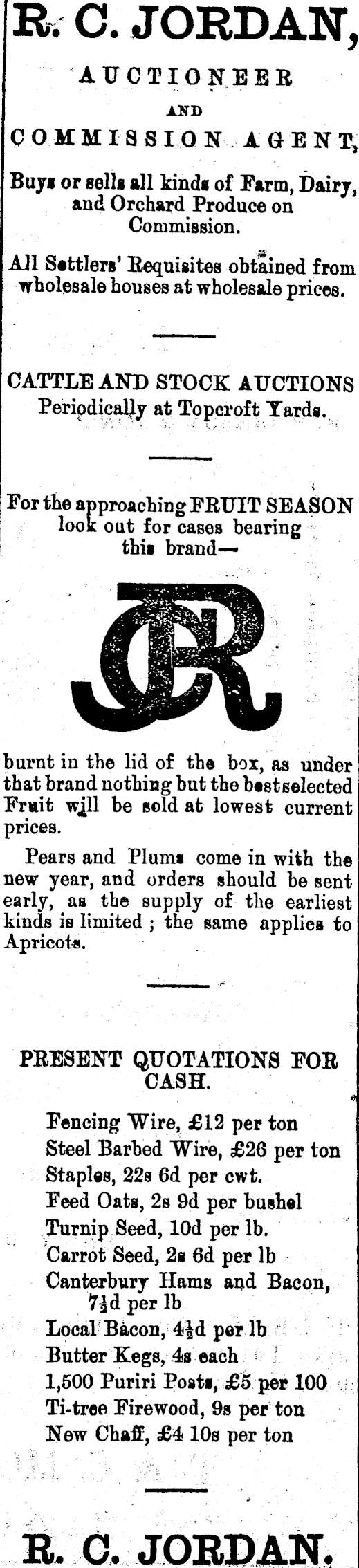 Papers Past Newspapers Bay Of Plenty Times 18 January 17 Page 3 Advertisements Column 3