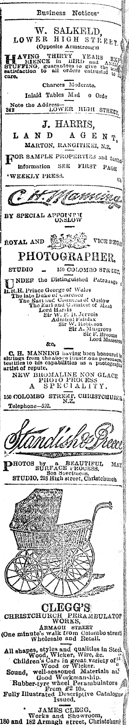 Papers Past Newspapers Press 25 February 13 Page 10 Advertisements Column 6