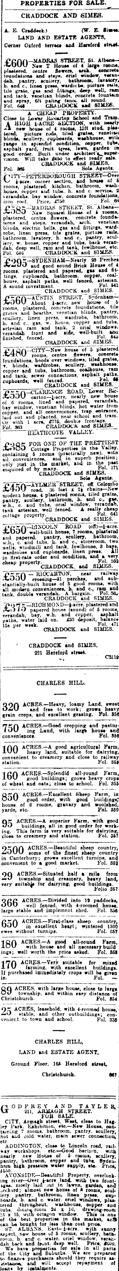 Papers Past Newspapers Press 16 October 1906 Page 11 Advertisements Column 6