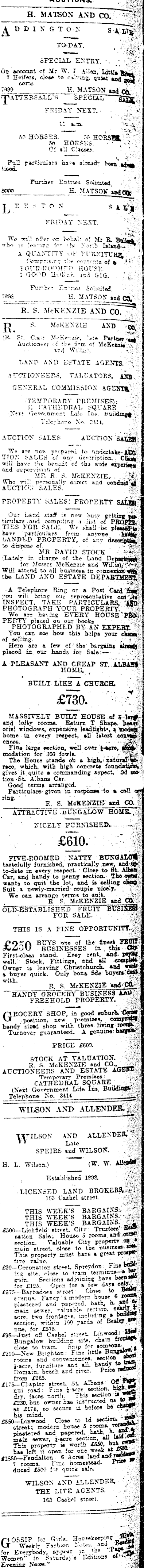 Papers Past Newspapers Press 15 April 1914 Page 14 Advertisements Column 7