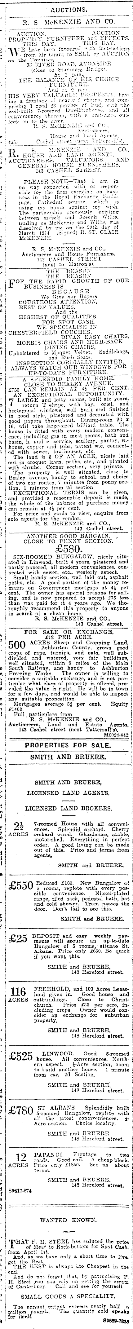 Papers Past Newspapers Press 21 June 1915 Page 12 Advertisements Column 6
