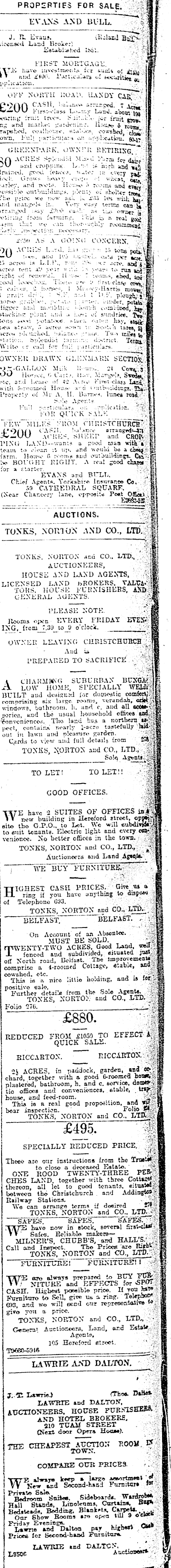 Papers Past Newspapers Press 10 July 1915 Page 16 Advertisements Column 8