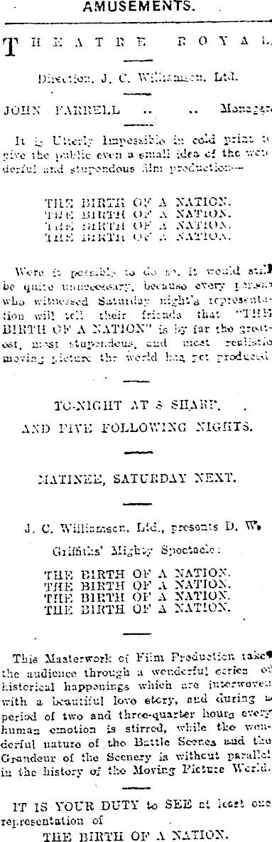 Papers Past Newspapers Press 11 September 1916 Page 1 Advertisements Column 8