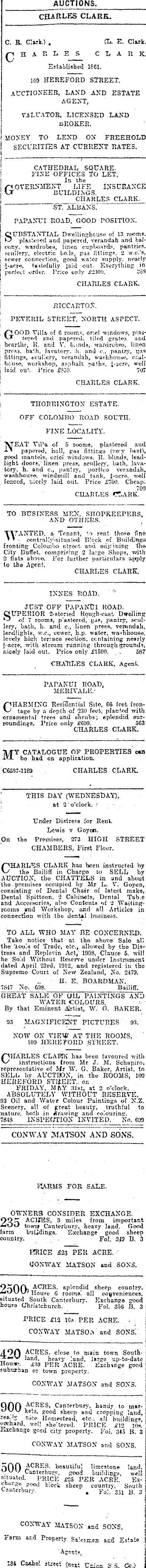 Papers Past Newspapers Press 22 May 1912 Page 15 Advertisements Column 3