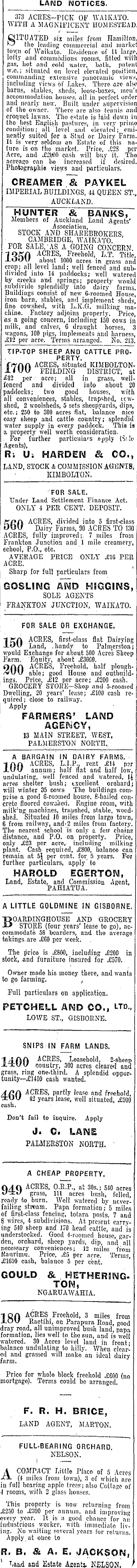 Papers Past Newspapers Dominion 26 October 1912 Page 15 Advertisements Column 3