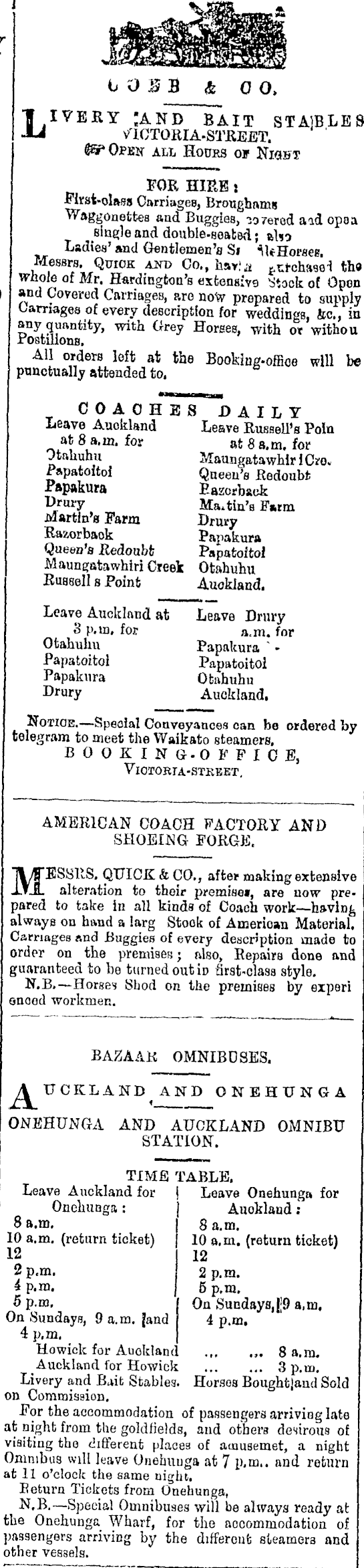 Papers Past Newspapers Daily Southern Cross 4 September 1869 Page 10 Advertisements Column 3