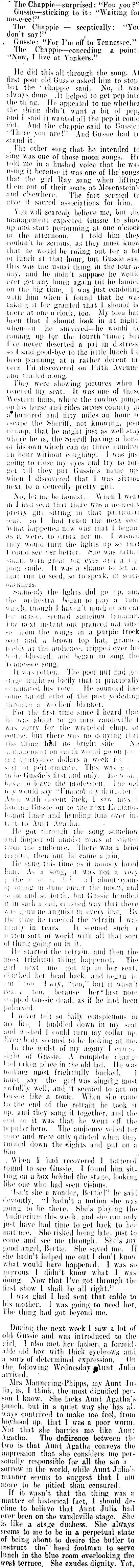 Papers Past | Newspapers | Dunstan Times | 29 November 1915 | EXTRICATING  YOUNG GUSSIE.