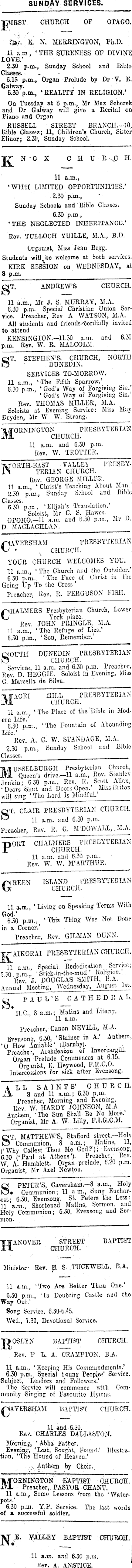 Papers Past Newspapers Evening Star 28 July 1928 Page 9 Advertisements Column 1