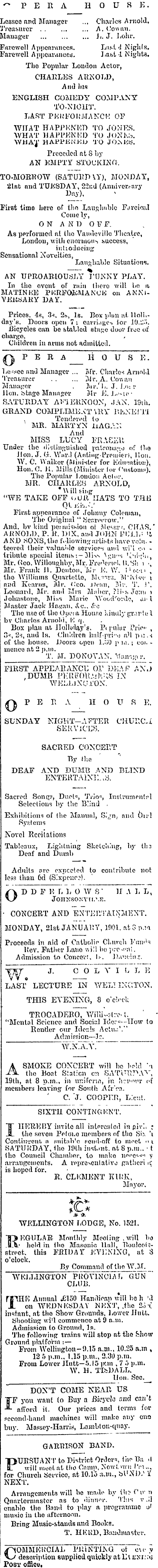 Papers Past Newspapers Evening Post 18 January 1901 Page 6 Advertisements Column 4