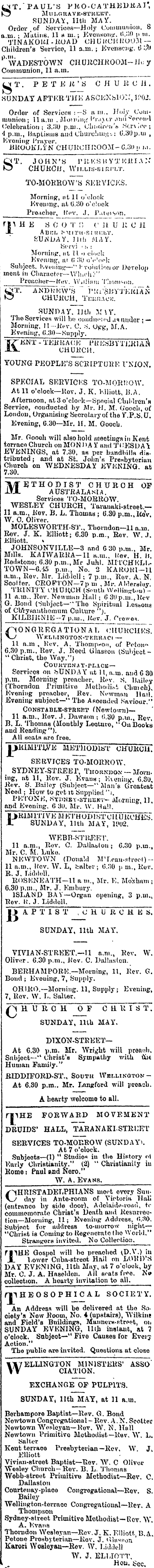 Papers Past Newspapers Evening Post 10 May 1902 Page 6 Advertisements Column 6
