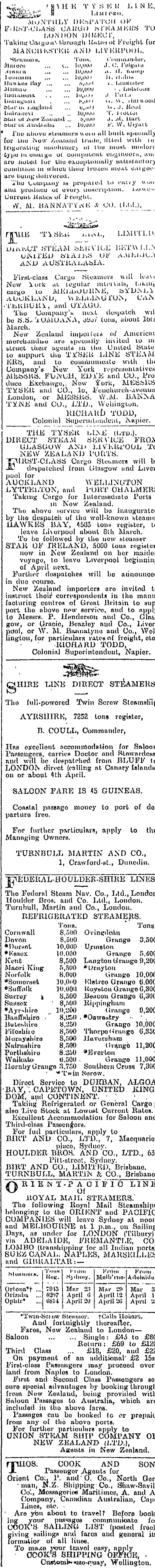 Papers Past Newspapers Evening Post 12 March 1904 Page 3 Advertisements Column 3