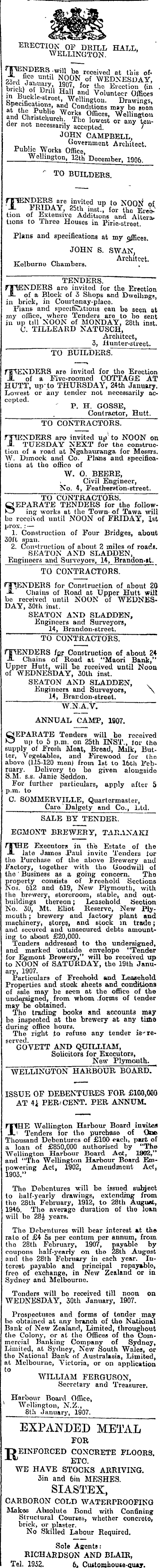 Papers Past Newspapers Evening Post 17 January 1907 Page 9