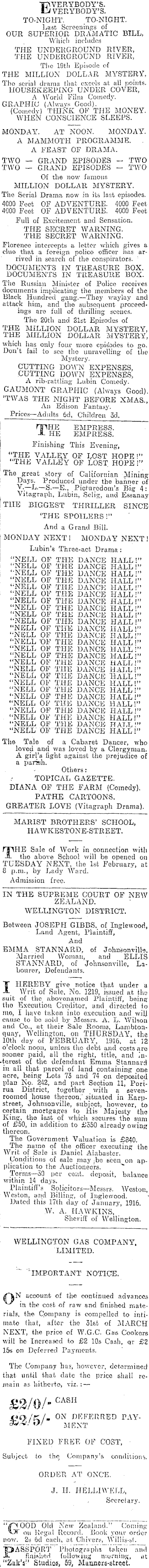 Papers Past | Newspapers | Evening Post | 29 January 1916 | Page 2