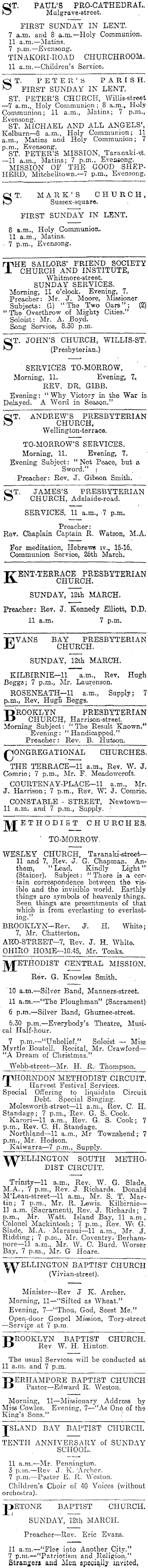 Papers Past Newspapers Evening Post 11 March 1916 Page 3 Advertisements Column 5