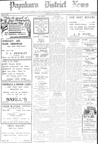 Issue page