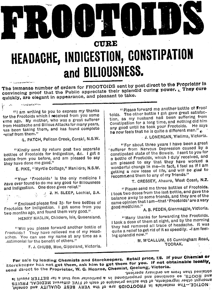 Papers Past Newspapers Grey River Argus 31 March 1908 Page 1 Advertisements Column 1