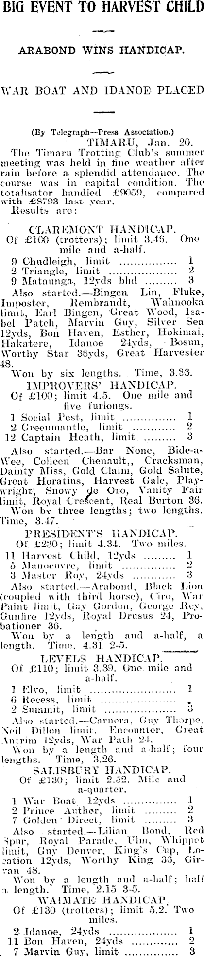 Papers Past Newspapers Hawera Star 22 January 1934