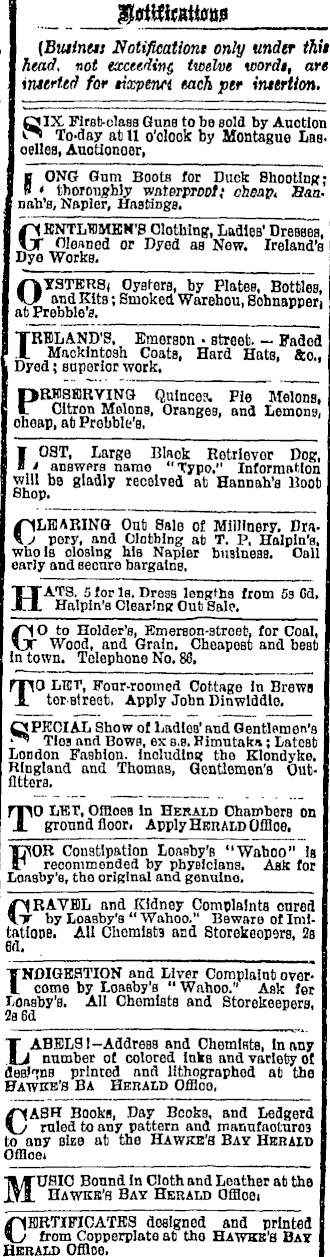 Papers Past Newspapers Hawke S Bay Herald 30 April 1898