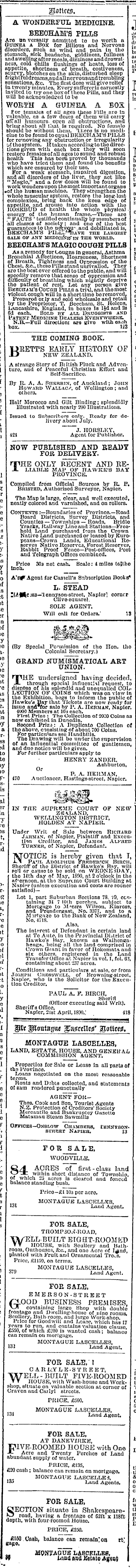 Papers Past Newspapers Hawke S Bay Herald 3 May 10 Page 4 Advertisements Column 2