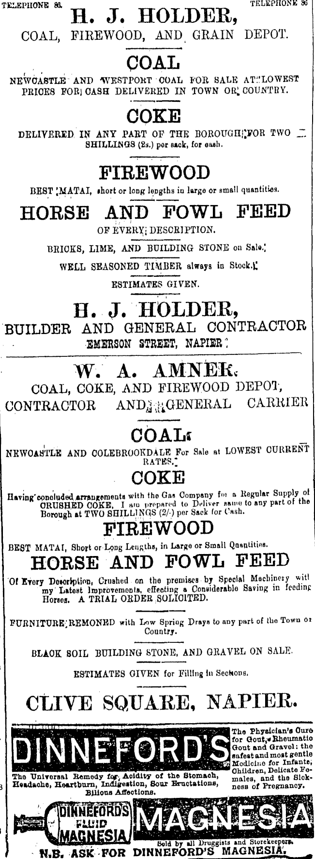 Papers Past Newspapers Hawke S Bay Herald 12 December 11 Page 6 Advertisements Column 5