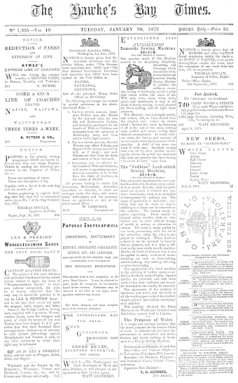 Issue page